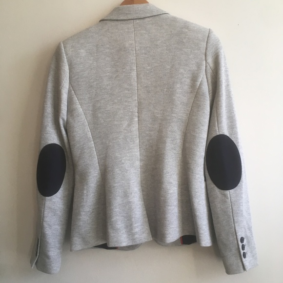 Tommy Hilfiger NWOT Grey Blazer with shoulder pads in sz 6 - Picture 5 of 7